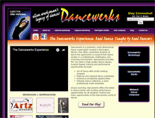Tablet Screenshot of dancewerks.com